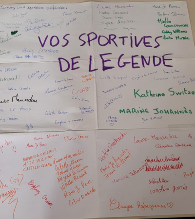 Personne ayant écrit et participer à la frise collaborative de notre exposition